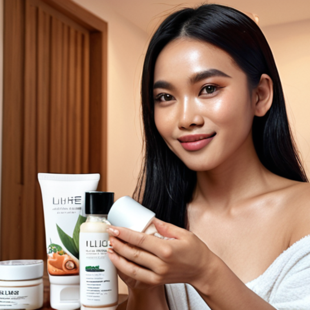 **

A Malaysian influencer authentically engaging with their audience while showcasing an organic skincare product. The background should feature a cozy, modern Malaysian home. Emphasize natural lighting and genuine interaction. Include #Ad or #Sponsored subtly in the corner. Focus on warm tones and relatable aesthetics popular in Malaysian lifestyle content.

**