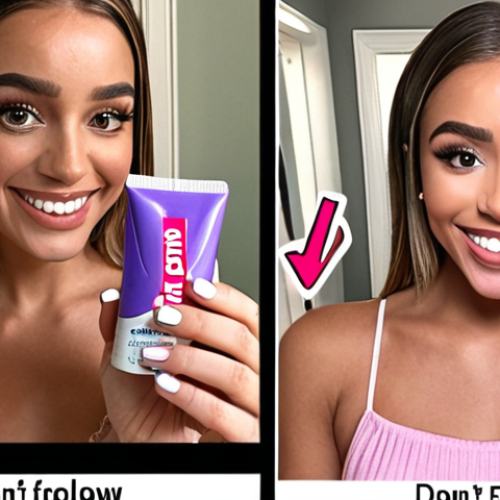 **

A split-screen image. On one side, a glamorous influencer is holding a product with a forced smile, looking unnatural. On the other side, a "girl-next-door" micro-influencer is genuinely smiling while using the same product in a real-life setting (e.g., applying makeup in her bathroom). The caption: "Don't just follow the crowd! Find influencers who *really* love your brand." #microinfluencer #authentic #supportlocal #malaysia #iklan

**