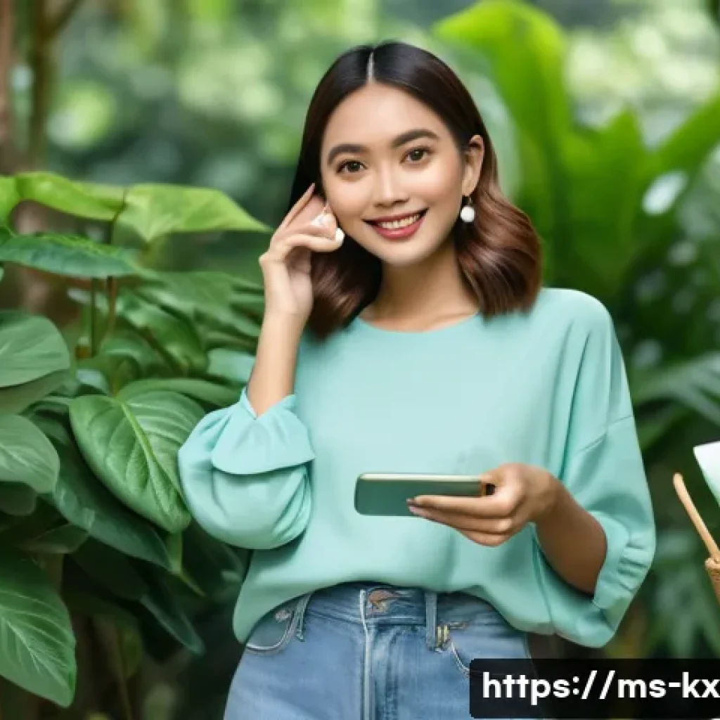인플루언서 협업을 통한 브랜드 이미지 개선 - A professional Malaysian influencer collaboration scene featuring a female influencer with a natural...